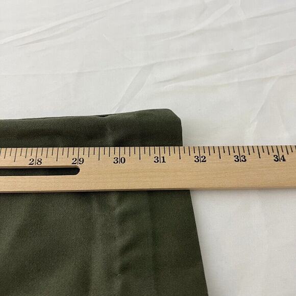 Levi Strauss Women's Size 11 Olive Green Chino Pants Straight Leg Vintage Style - Picture 10 of 10